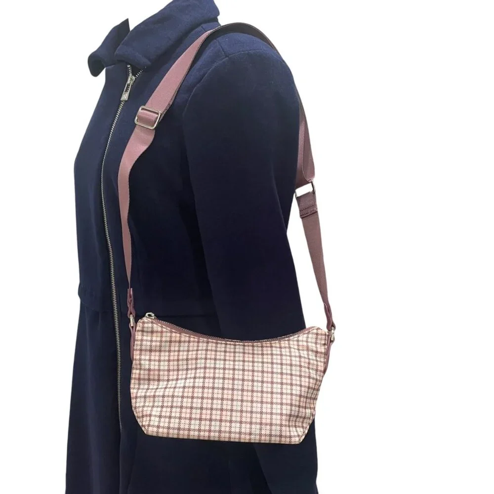 A New Day Plaid Crossbody Bag Stylish Everyday Casual Wear Retro‎ Chic Stylish